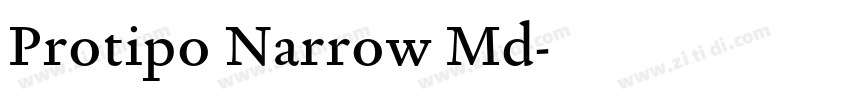 Protipo Narrow Md字体转换